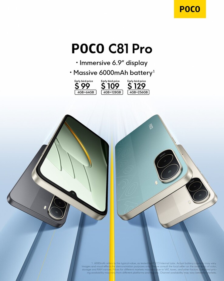 A Poco C81 Pro ár részletei