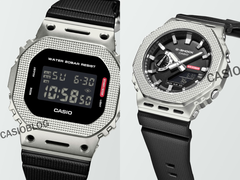 Balról jobbra (a képen): Casio G-Shock GM-5600M-1 és GM-2100M-1A. (Kép forrása: Casioblog)