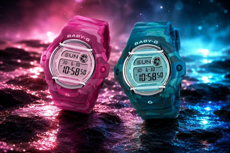 A Casio BG-169CM-2 és a BG-169CM-4 (balról jobbra)