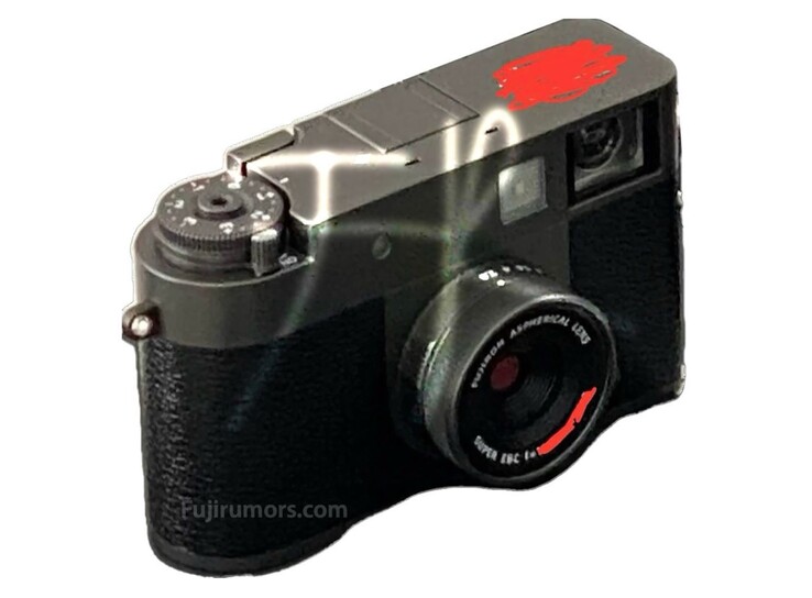 Így kell kinéznie a Fujifilm új félkockás fényképezőgépének (Kép forrása: FujiRumors)
