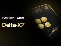 A GameSir Delta-X7 egy érintőkijelzővel ellátott arcade vezérlő.