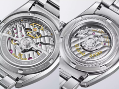 Mindkét új Grand Seiko modell — az SLGH039 és az STGK039 átlátszó hátlappal rendelkezik.