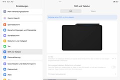 Xiaomi Pad 7: Beállítások oldal