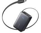A power bank A1638 beépített kábellel és kijelzővel rendelkezik (Kép forrása: Anker)