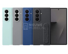 A Galaxy Z Fold7 már négy megjelenési színben látható ezeken a kiszivárgott első féltől származó tokokon keresztül. (Kép forrása: via NieuweMobiel)