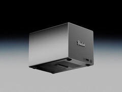 Az új ME Pro konfiguráció Pentium Silver J5005 processzorral érkezik. A képen: a NAS kialakítását bemutató látványterv.