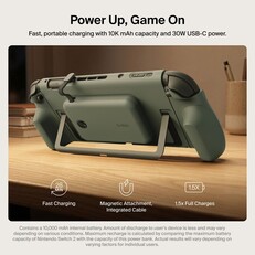 A Belkin Charging Grip kivágással rendelkezik a Switch 2 állványához.