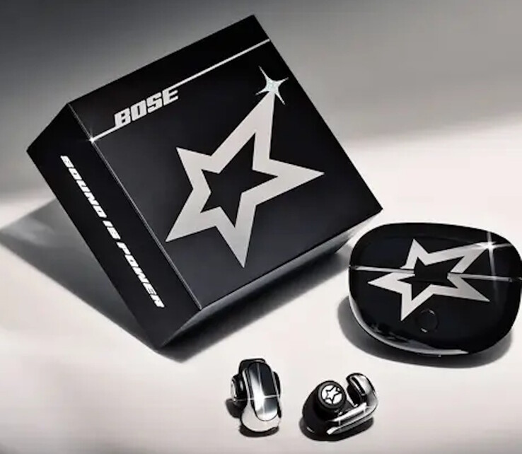 Bose x LISA Ultra Open fülhallgató logózott csomagolás. (Kép forrása: Bose)