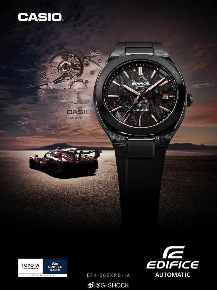 Az új Casio Edifice x Toyota Racing EFK-200XPB-1A óra