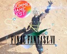 Cloud a Final Fantasy 7-ből a Summer Game Fest logójával együtt