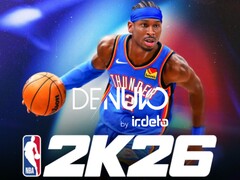 Az NBA 2K26 és a Denuvo bannerje látható