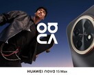 A Huawei Nova 15 Max fekete színben