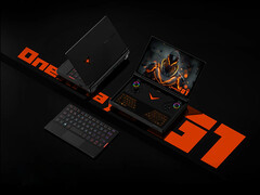 A OneXPlayer G1 egyetlen fekete színben kapható. (Kép forrása: One-Netbook)