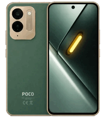 Zöld színű Poco C9 Pro.