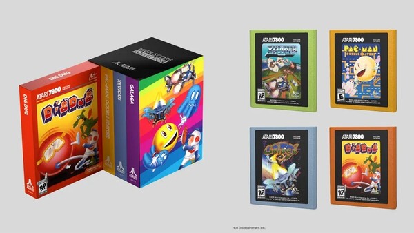 Az Atari 7800-ra készült klasszikus játékok gyűjteménye csomagban vagy külön-külön is megvásárolható. (Kép forrása: Atari)