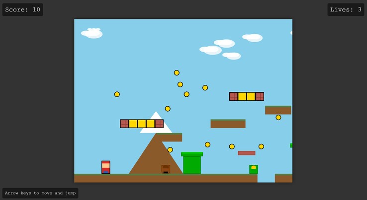 A Manus AI ügynök egy működő videojátékot készített, amikor megkérdezték tőle: "Tudnál nekem egy Super Mario játékot készíteni, de Minecraft stílusban?" (Kép forrása: Manus AI)