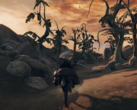 Screengrab a Morrowind folyamatban lévő portolásából az Elden Ring használatával (kép forrása: InfernoPlus YT)