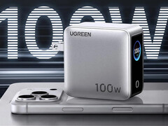 A 4-portos Nexode Pro 100W töltő bevezető ára 54,99 dollár. A képen: egy promóciós kép, amely a töltő gyors töltési képességét emeli ki.