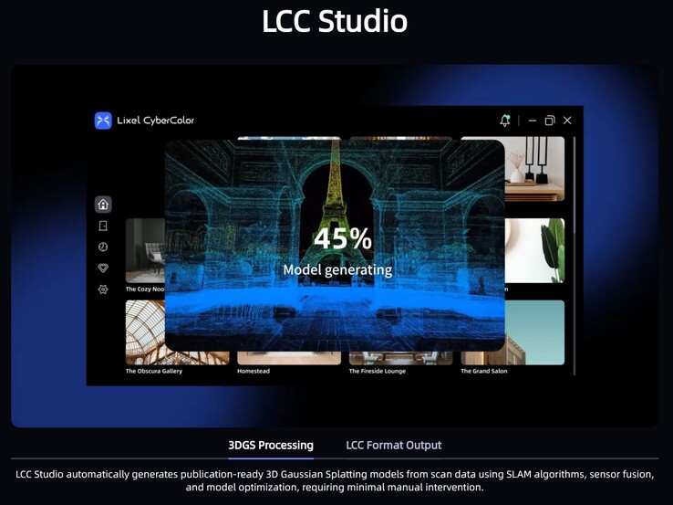 Az LCC Studio a kamera adataiból készít 3D-modelleket