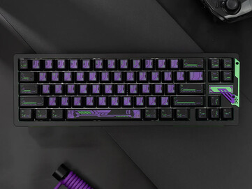 Chilkey Slice68 HE felülnézetben, Purple 01 színben. (Kép forrása: Chilkey)
