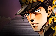 Jotaro Kujo a JoJo's Bizarre Adventure: Eyes of Heaven hivatalos illusztrációján.