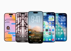 az iOS 26 lehetővé teszi az animált zenei zárolási képernyő használatát harmadik féltől származó alkalmazásokon. Több iPhone-t megjelenítő általános kép. (Kép forrása: Apple)