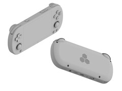 Az úgynevezett TrimUI Smart Pro Mini úgy tűnik, hogy az Anbernic RG40XX H. (Kép forrása: via Baidu - szerk.)