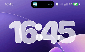 A Xiaomi HyperIsland akcióban. (Kép forrása: u/Square-Opportunity48 via Reddit)