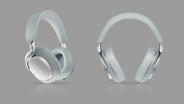 A Bowers & Wilkins Px8 S2 gyöngyházkék színben.