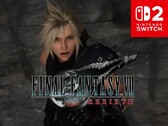 Final Fantasy 7 Rebirth Switch 2 banner látható