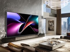 Kínában megjelent a Hisense 116UX RGB-MiniLED TV. (Kép forrása: Hisense)