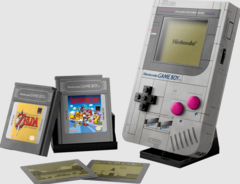 Az 1:1 méretarányú Lego Game Boy-t már játszható konzollá alakították át (Kép forrása: Lego.com)
