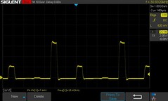 50% fényerő: 15,42 kHz PWM