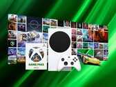 Xbox Series S banner Game Pass könyvtárral és kontrollerrel (Kép forrása: Xbox Wire szerkesztéssel)