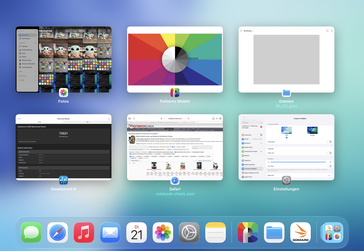 iPadOS 26 Exposé nézet