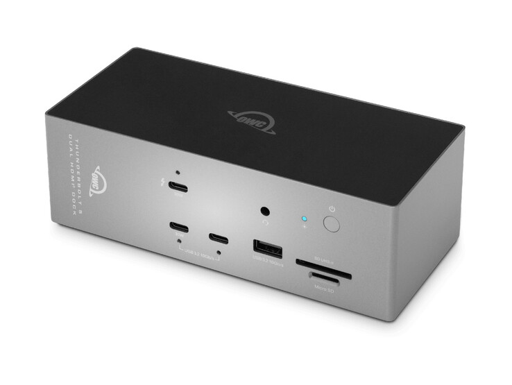 A Thunderbolt 5 dokkoló olyan formatervezési nyelvet képvisel, amely egyértelműen az OWC-re jellemző.