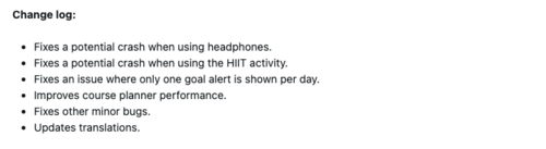 A Garmin 16.37-es béta verziójának kiadási megjegyzései