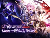 A „In Ravages Does the Whistle Sound” című Honkai: Star Rail 4.4-es verzió hivatalos főposztere.