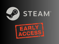 Banner a Steam logóval és korai hozzáférés bélyegzővel (Kép forrása: Steam szerkesztéssel)