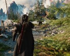 A Witcher 4 techdemó alap PS5-ön fut ray tracinggel 60 FPS-en. (Kép forrása: Unreal Engine a YouTube-on, képernyőkép)