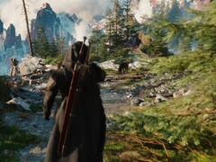 A Witcher 4 techdemó alap PS5-ön fut ray tracinggel 60 FPS-en. (Kép forrása: Unreal Engine a YouTube-on, képernyőkép)