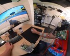 A YouTuber Basically Homeless 100 ms reakcióidőt ér el neuromuszkuláris célzást segítő rendszerével. (Kép forrása: Basically Homeless via YouTube)