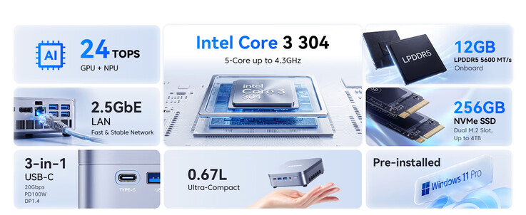 A Kron k5 mini PC legfontosabb jellemzői