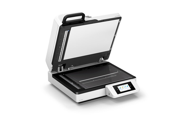 A DS61000WN dokumentumszkenner legfeljebb 150 oldalas automatikus dokumentumadagolót (ADF) támogat.