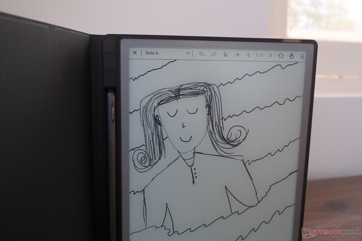 A Huion Ink teljesítményét az elektronikus papír frissítési gyakorisága korlátozza.