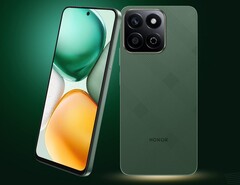 A Honor X7c 5G Snapdragon 4 Gen 2 lapkakészlettel rendelkezik (Kép forrása: Honor)
