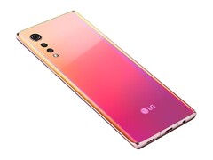 Az LG Velvet (a képen) volt az egyik utolsó LG okostelefon, amelyet kiadtak. (Kép forrása: LG)