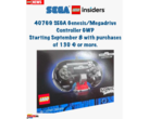 Egy állítólagos szivárgás, amely egy SEGA Genesis kontroller LEGO másolatát mutatja be (kép forrása: Itavix bricks Instagram)
