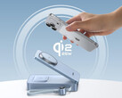 A MagFlow Qi2 25W 139,99 euróba kerül. A képen: a powerbank összecsukható vezeték nélküli töltőállványát bemutató render. (Kép forrása: Ugreen)