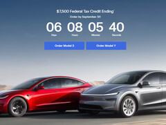 Tesla Model Y adójóváírás végszámláló. (Kép forrása: Tesla)